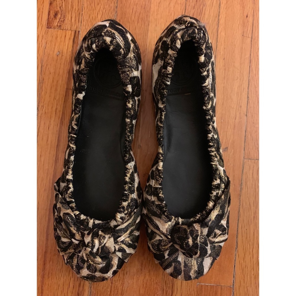tory burch leopard flats